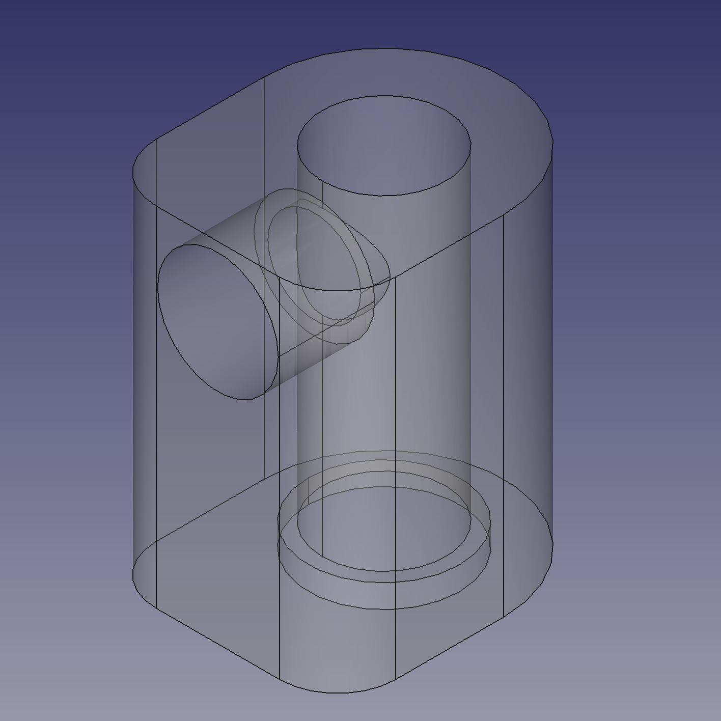 CAD Drawing of a Circular LED Photoresistor Shroud
